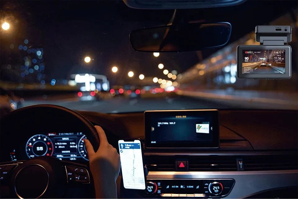 E - ACE Dash Cam 4K Dual Lens GPS WiFi 24h Parking Night Vision Rear View - stepyours.com