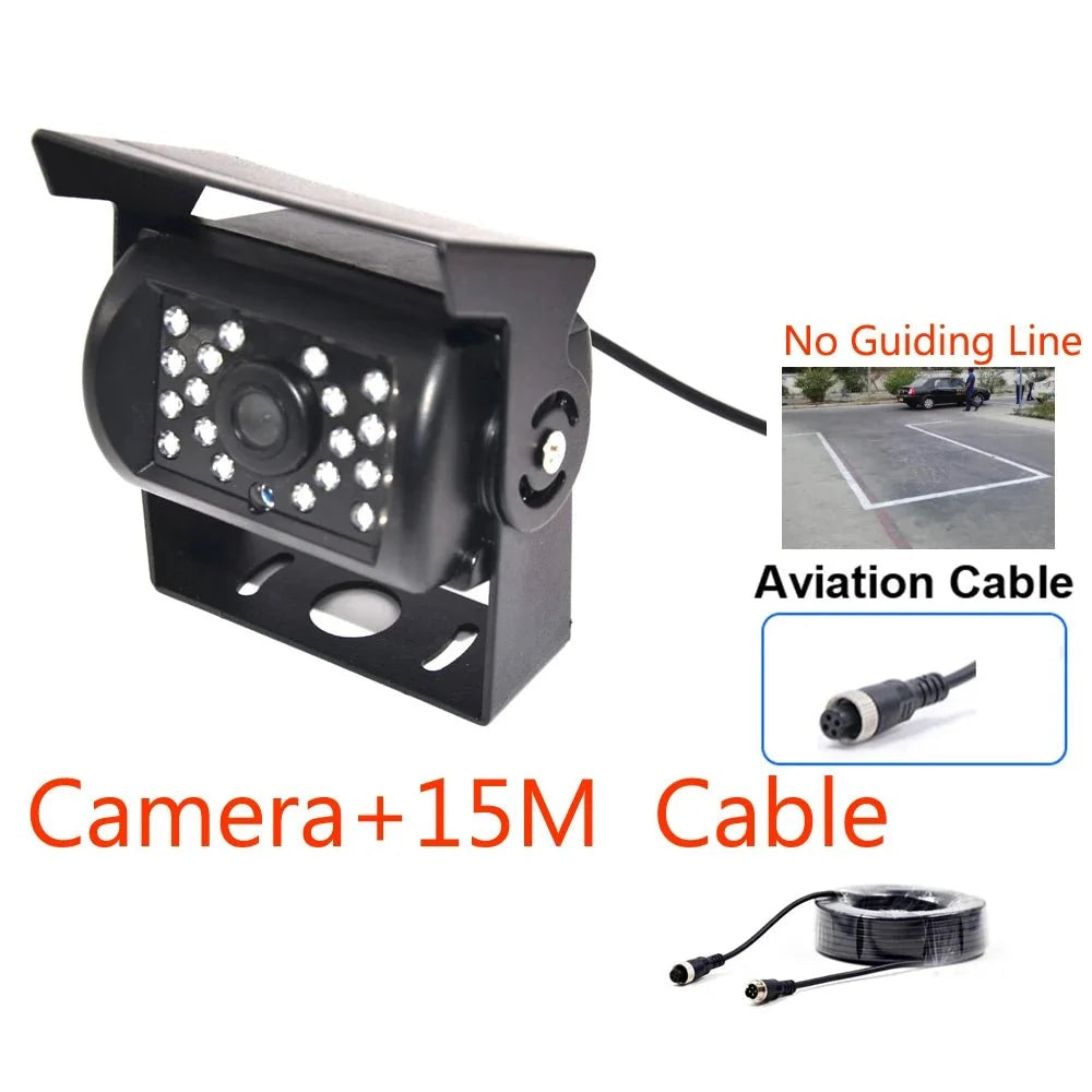 Parking Reverse CCD Rear View Backup Camera 24V IR Night Vision - stepyours.com