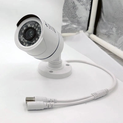 Jienuo 4K AHD CCTV Camera Outdoor Indoor IP66 Night Vision 5MP Home Surveillance - stepyours.com