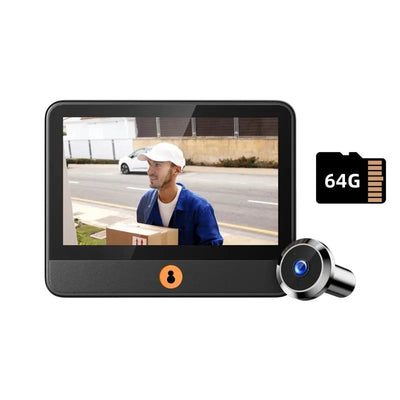Danmini 4.3 Inch Visual Doorbell Peephole 1080P Camera - stepyours.com