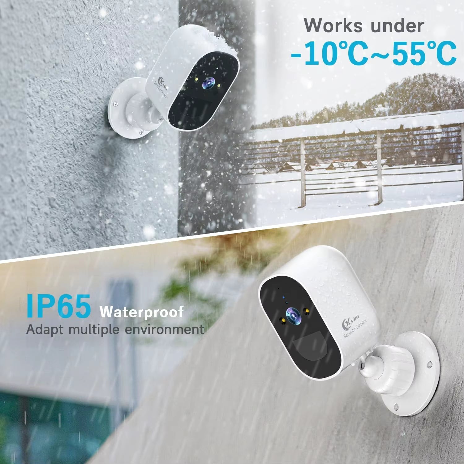 XVIM Solar Security Camera 1080P Wireless Battery Powered Outdoor Smart Motion by stepyours.com