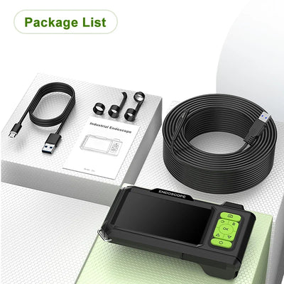 ENWOR Industrial Endoscope 4.3 Inch IPS Screen Autofocus Camera With Triple Lens - stepyours.com