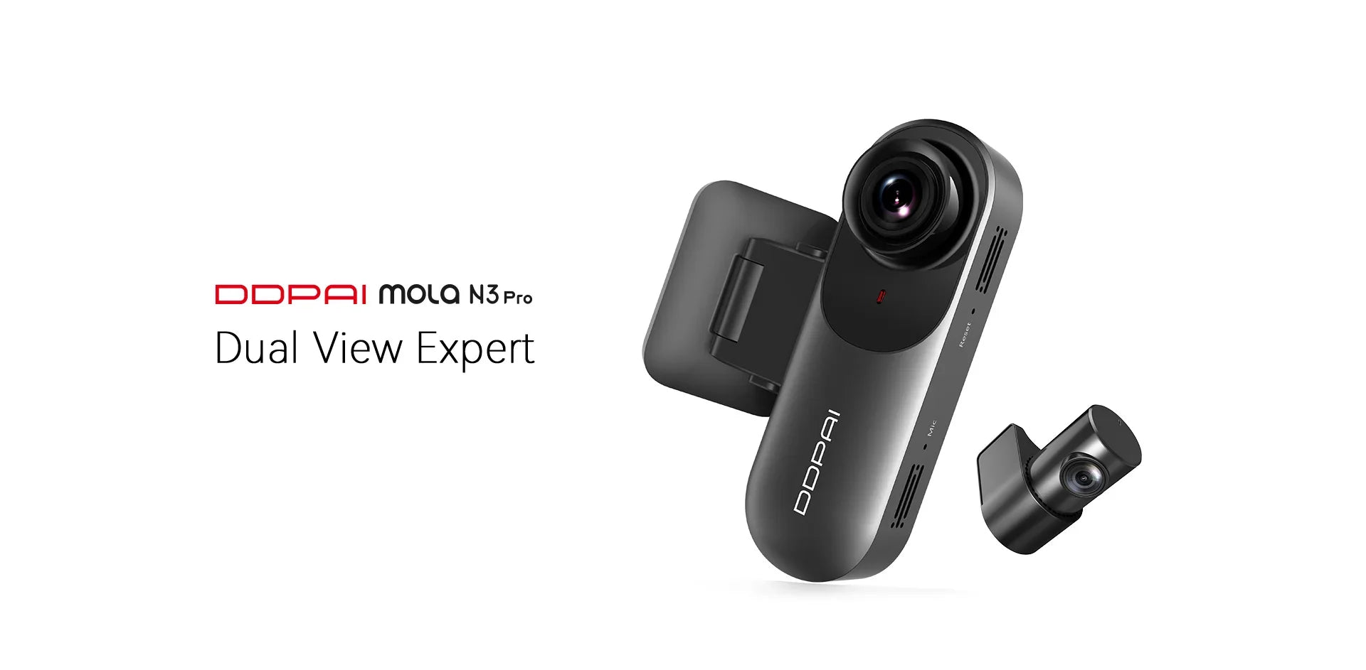 DDPAI Mola N3 Pro Dash Camera 2.5K Car DVR With WiFi And Smart Connect - stepyours.com