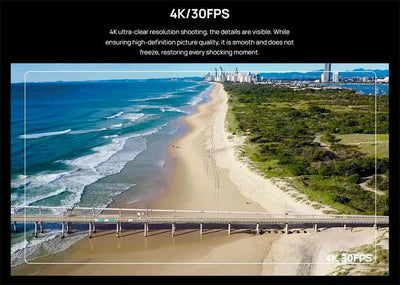 SJCAM SJ4000 Air Action Camera 4K Video 30M Waterproof WiFi Sports Cam - stepyours.com