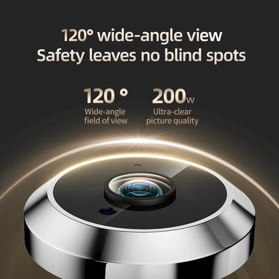 Danmini 4.3 Inch Visual Doorbell Peephole 1080P Camera - stepyours.com