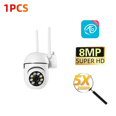 OKam Pro Indoor 8MP WiFi IP Camera - Smart Tracking And 355 Degree Pan - stepyours.com