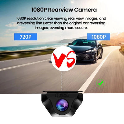 Acceo 10 Inch Car DVR Rearview Mirror Dual 1080P Touch Screen Night Vision - stepyours.com