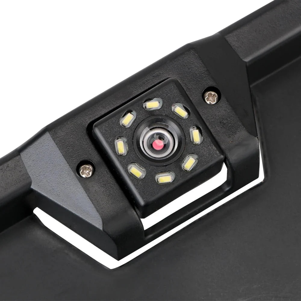 12V Car Rear View Camera 4 And 8 LED License Plate Holder Parking Sensor - stepyours.com