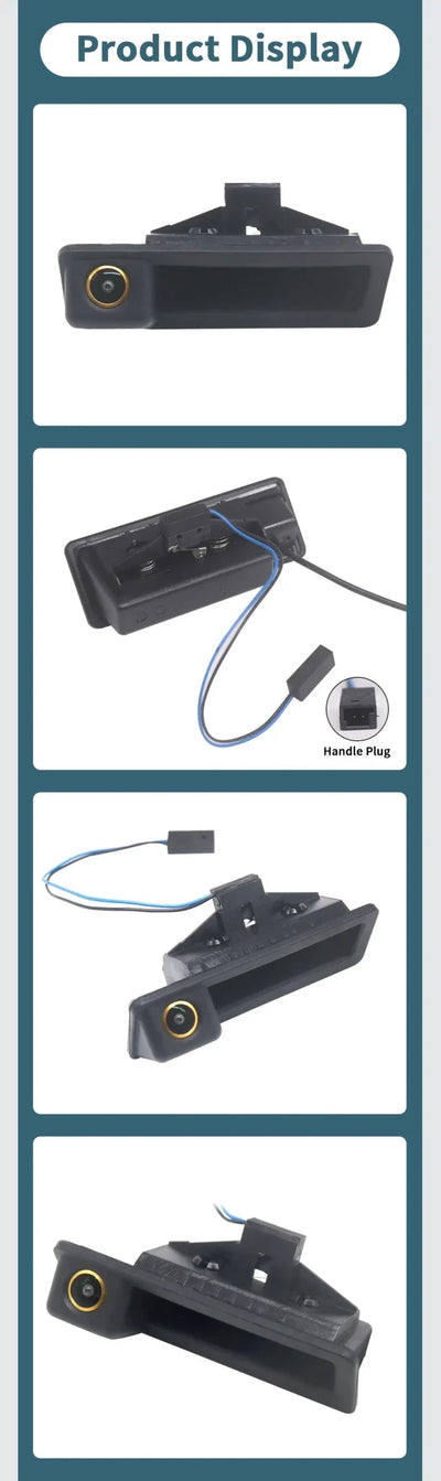 AHD 1080P 170 Rear View Camera Trunk Handle For BMW 3 5 Series X5 X6 Waterproof - stepyours.com