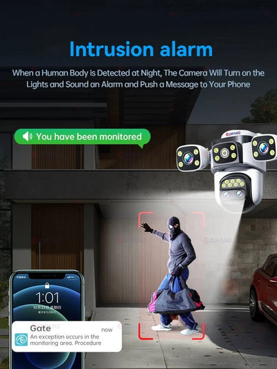 DIFANG 20MP Outdoor Security Camera With 10x Zoom And Auto Tracking - stepyours.com