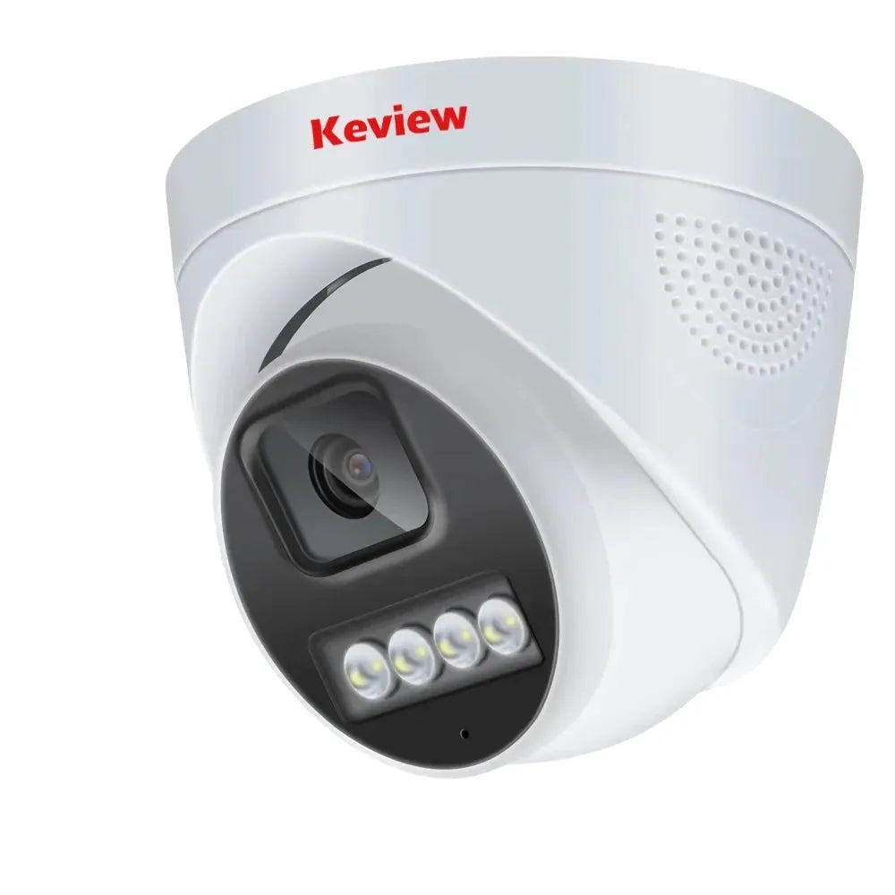 Keview 4K 8MP PoE IP Camera - AI Color Night Vision Indoor Dome Surveillance - stepyours.com