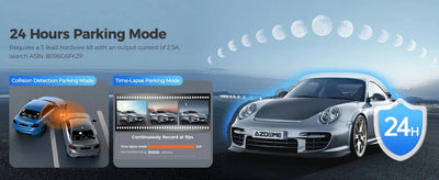 AZDOME M550 Pro Dash Cam IR Night Vision 4K Plus 2.5K 5.8Ghz WiFi GPS Screen - stepyours.com