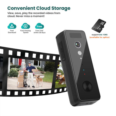 Dual Band 1080P Waterproof WiFi Video Doorbell Tuya App - stepyours.com