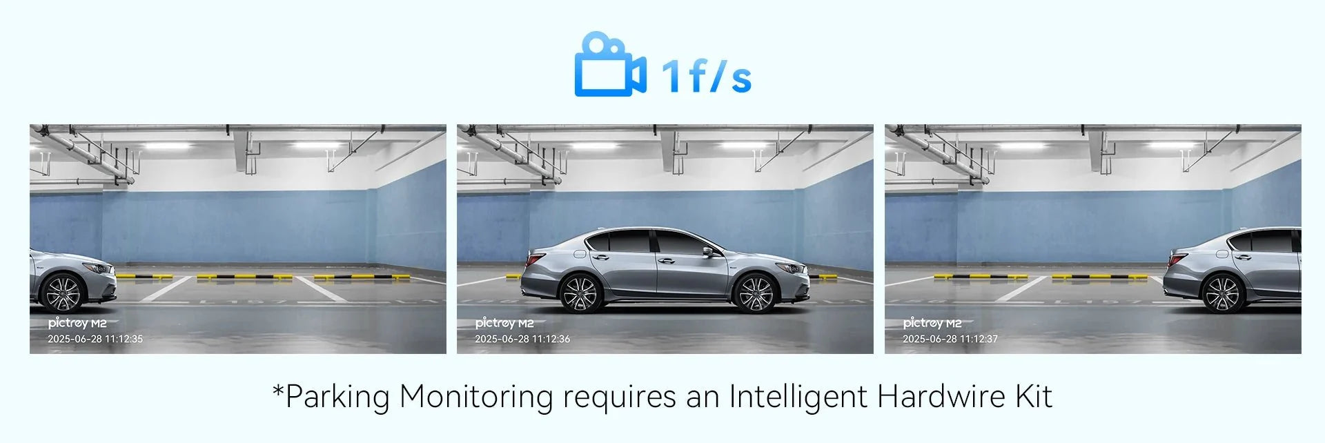 Pictrey M2 2K Dash Cam Night Vision 330 Degree Rotatable Car DVR Parking Monitor - stepyours.com