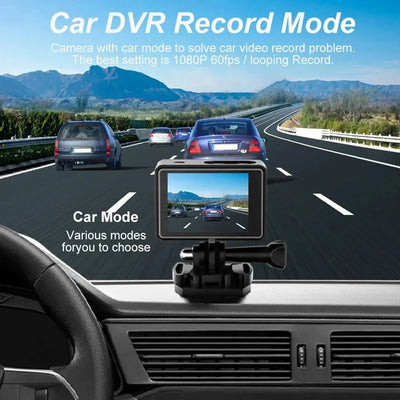 HUAFANT M4R Action Camera 5K 4K60FPS Waterproof 30m IPS Touch LCD 5X Zoom - stepyours.com