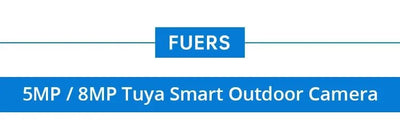 Fuers 8MP Outdoor IP Camera - Auto - Tracking and Tuya Smart Life Compatible - stepyours.com