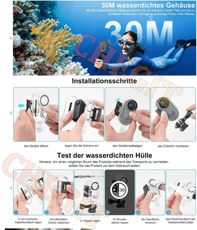 4K Motorcycle Mini Action Camera WiFi POV Recorder Lightweight Sport Cam - stepyours.com