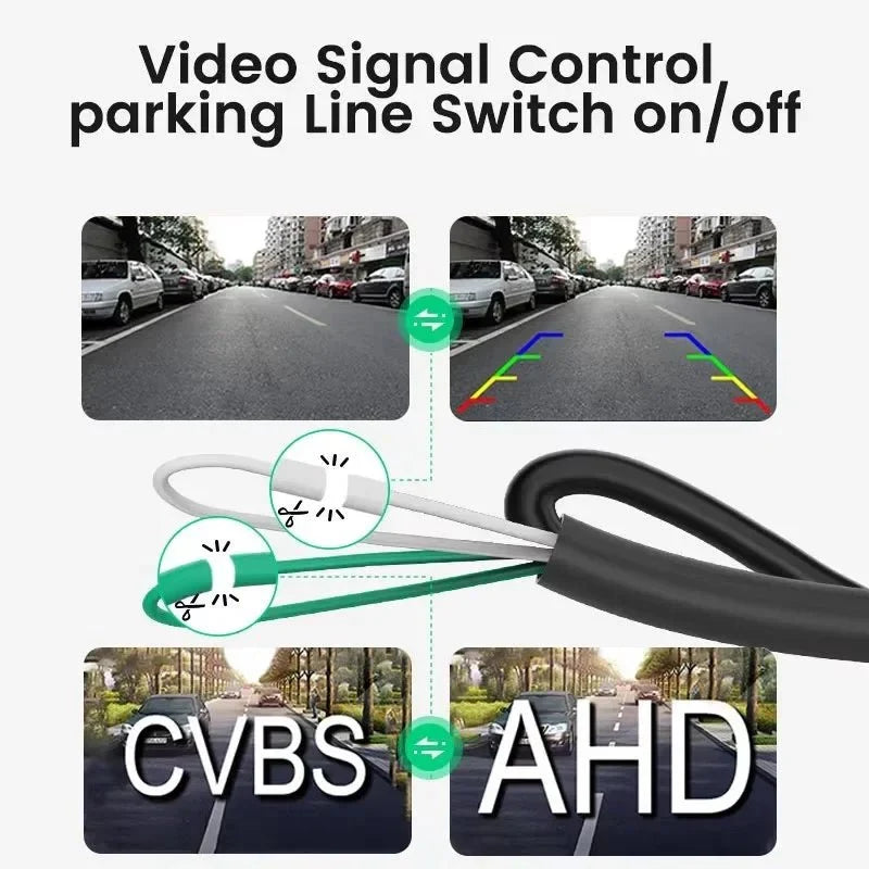 Car Rear View Camera AHD 1080P Full HD 170 Wide Angle Night Vision - stepyours.com