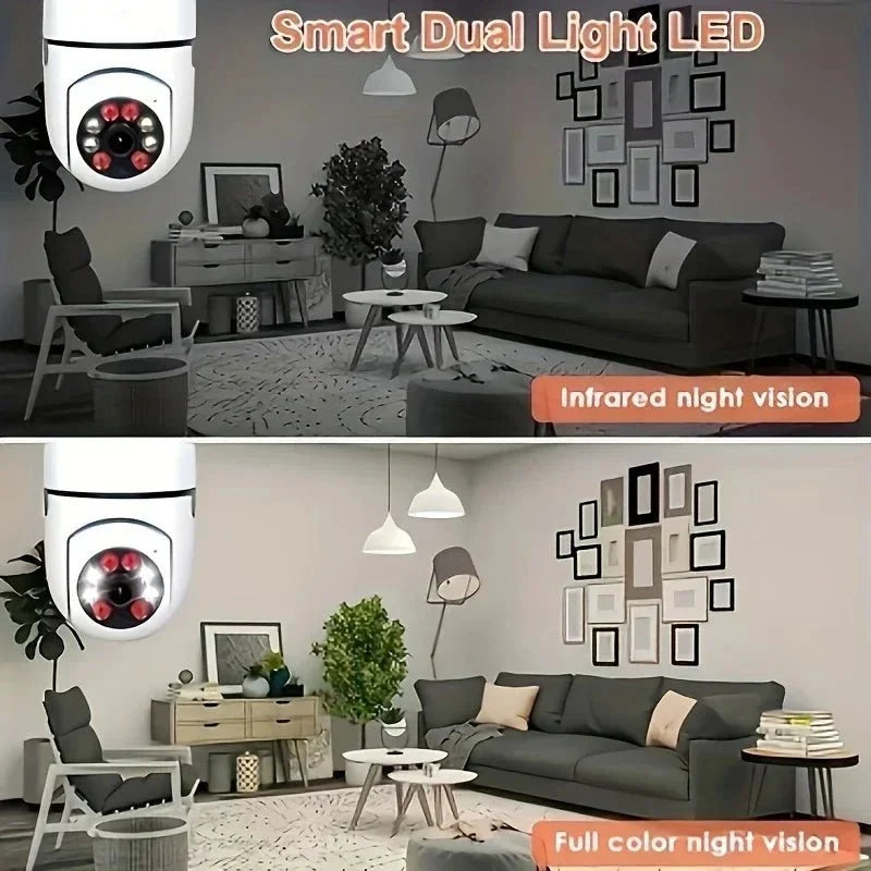 Ease Life App Light Bulb Security Camera Outdoor Wireless 5GHz 360 Degree E27 - stepyours.com