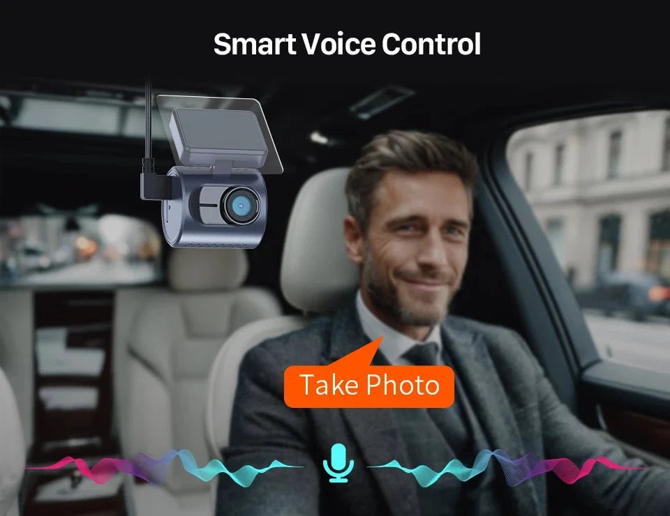 2K Kawa Mini 3 Pro Car Dash Cam With WiFi App Parking Mode And Voice Control - stepyours.com