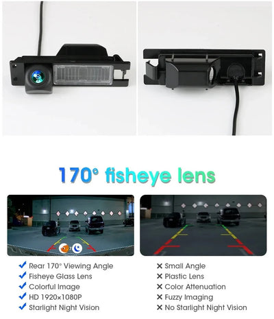 JMCQ AHD 1080P Car Rear View Camera 170 Degree Fisheye With Bracket For Opel - stepyours.com