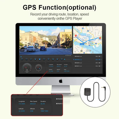 Acceo 10 Inch Car DVR Rearview Mirror Dual 1080P Touch Screen Night Vision - stepyours.com