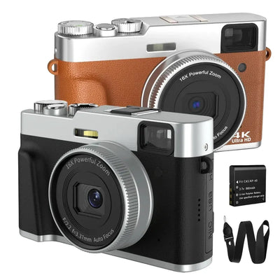 MELCAM DC202 4K Vlogging Camera With Auto Focus And Anti Shake 48MP - stepyours.com