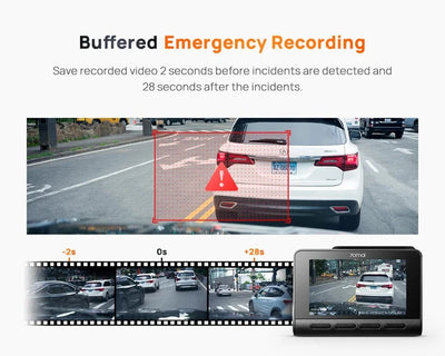 70mai A810 4K Dash Cam HDR GPS ADAS With 4G Parking DVR - stepyours.com