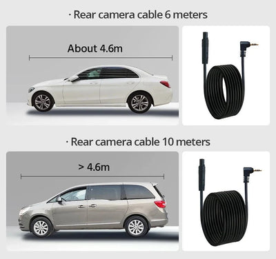 10 Inch 1080P Night Vision Car Dash Cam With Touch Screen And Rear View Mirror - stepyours.com