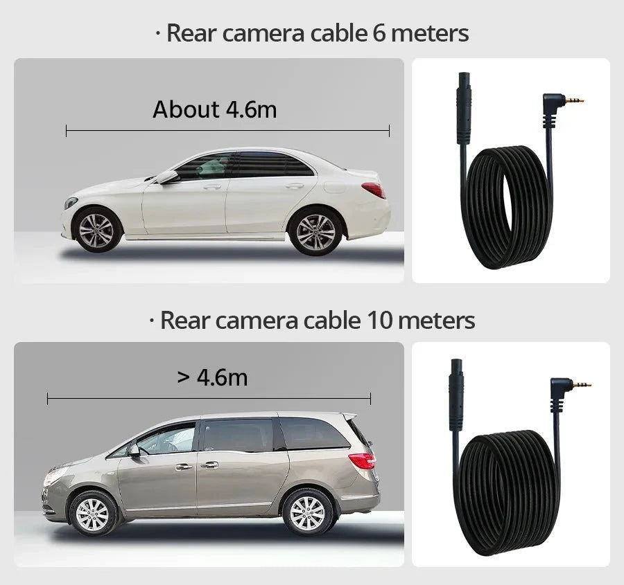 10 Inch 1080P Night Vision Car Dash Cam With Touch Screen And Rear View Mirror - stepyours.com