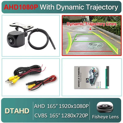 GreenYi AHD Car Rear View Camera 170 Degree Fisheye HD Night Vision Waterproof - stepyours.com