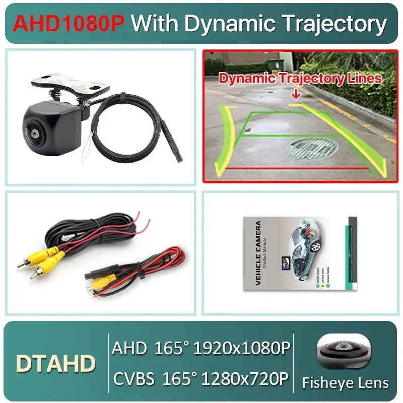 GreenYi AHD Car Rear View Camera 170 Degree Fisheye HD Night Vision Waterproof - stepyours.com