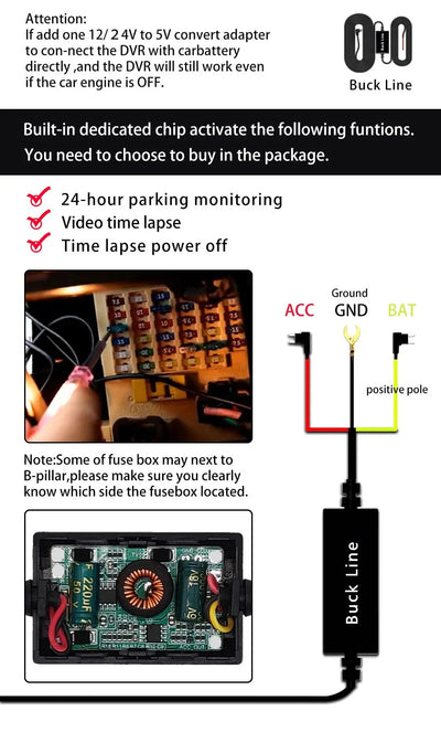 4K Dash Cam Dual Lens With GPS WiFi Night Vision Never Miss A Moment - stepyours.com