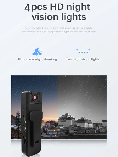 HD Smart Pen Camera With Rotating Lens Night Vision Portable - stepyours.com
