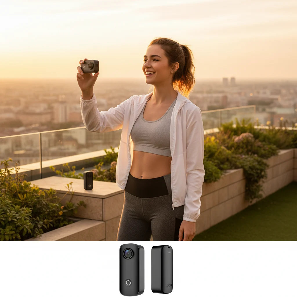 SJCAM C100 Plus Action Camera 4K Waterproof 30M With 2 4G WiFi EIS For Sports - stepyours.com