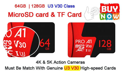 Adventure Ready Action Camera 5K 4K60FPS Dual IPS Touch LCD Waterproof 30M - stepyours.com