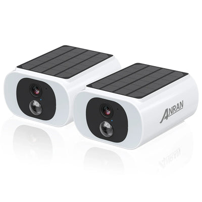 ANRAN Wireless Battery Solar Security Camera Floodlight Color Night Vision - stepyours.com