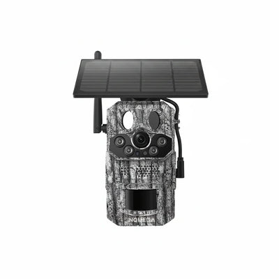 INQMEGA4G Solar Trail Camera 2K Night Vision 5MP PIR Motion Activated - stepyours.com