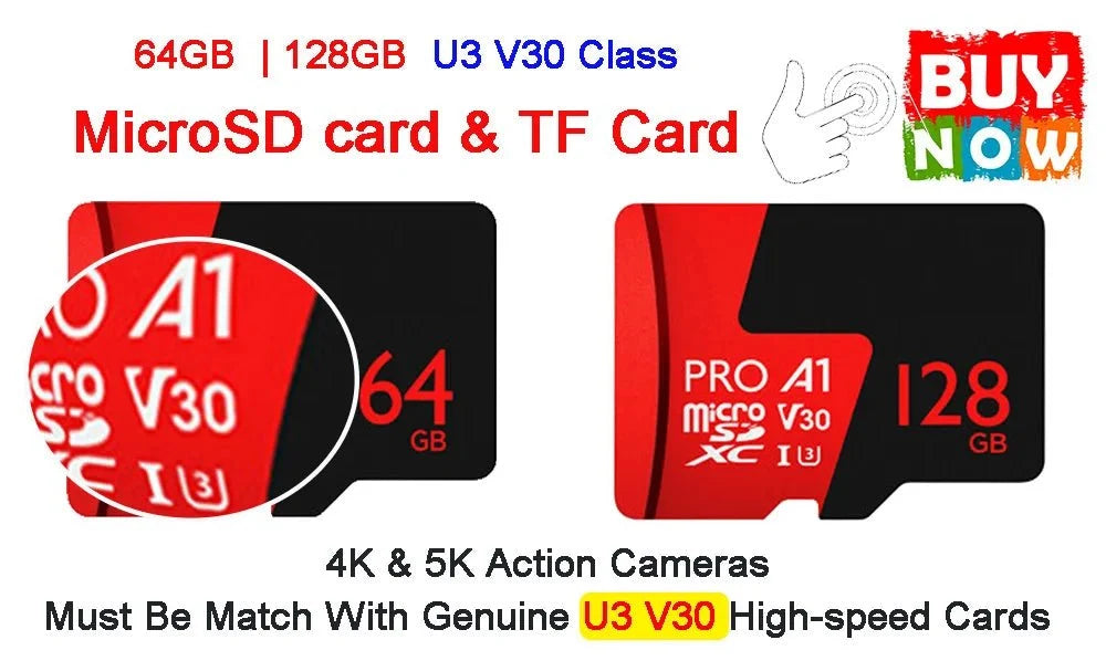 HUAFANT M4R Action Camera 5K 4K60FPS Waterproof 30m IPS Touch LCD 5X Zoom - stepyours.com