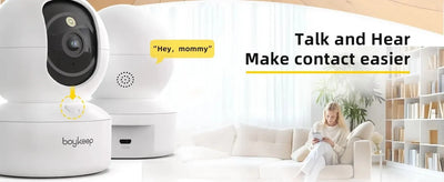 BoyKeep Smart Camera 2K - 360 Degree Coverage, Night Vision, 2 - Way Audio - stepyours.com