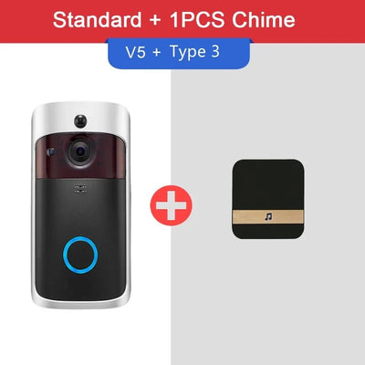 HD Video Doorbell WiFi Night Vision With Motion Alerts - stepyours.com