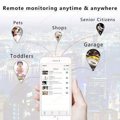 Mini 1080P WiFi Spy Camera Night Vision Built In Battery - stepyours.com