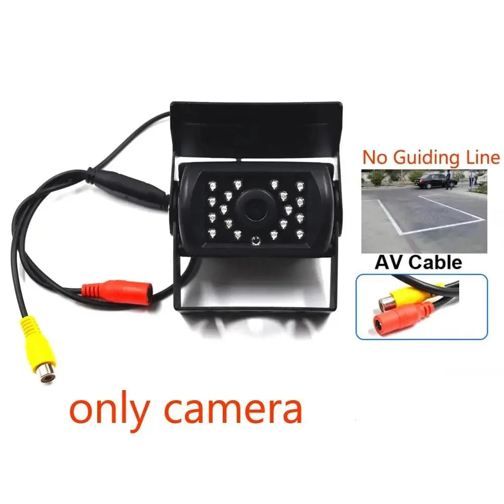 Heavy Duty 18 LED Rear View Camera For Trucks RVs Trailers Night Vision - stepyours.com