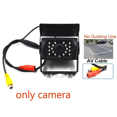 HD Parking Rear View Camera For Truck RV Trailer 18 LED Night Vision Waterproof - stepyours.com