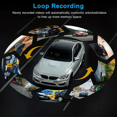 Dual Channel Dash Cam Front And Interior 1080P G Sensor Night Vision Car DVR - stepyours.com