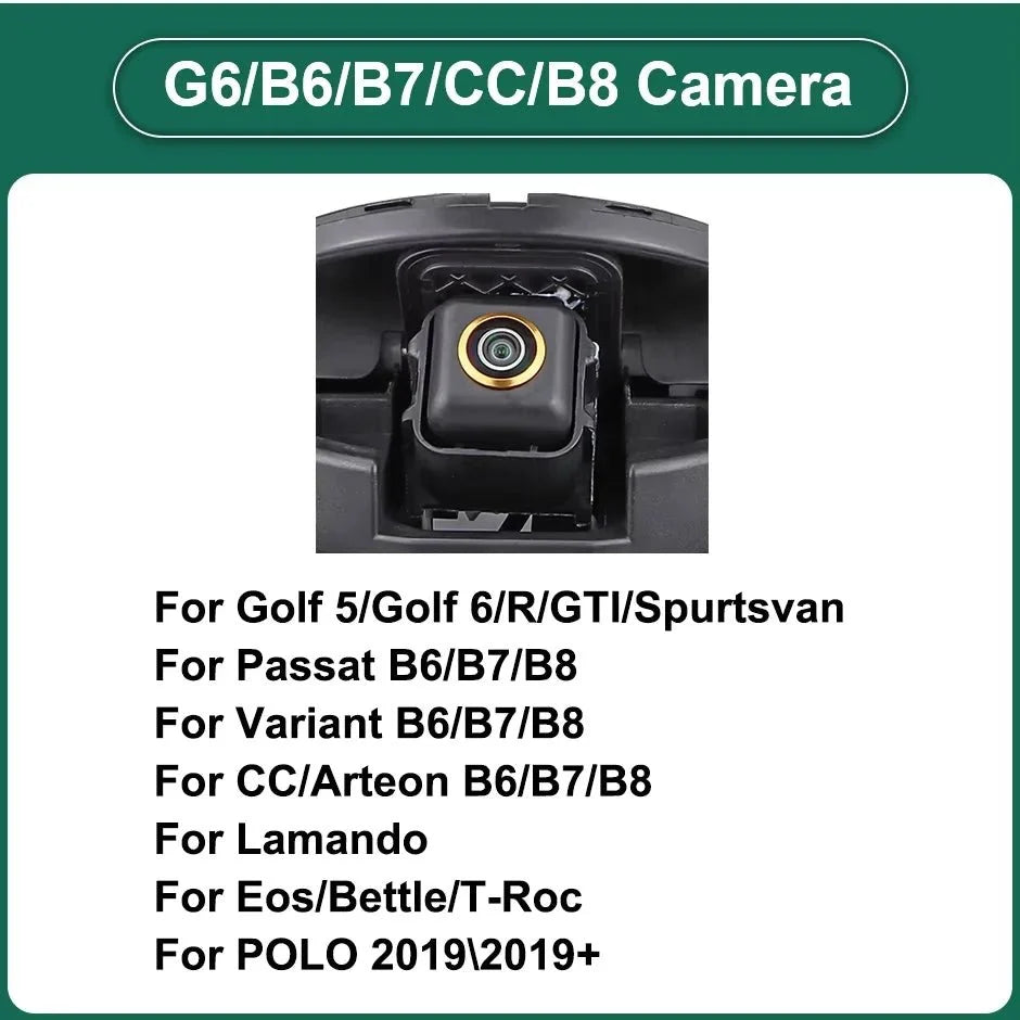 170 Degree AHD 1080P Flip Emblem Rear View Camera For VW Golf 6 7 8 - stepyours.com