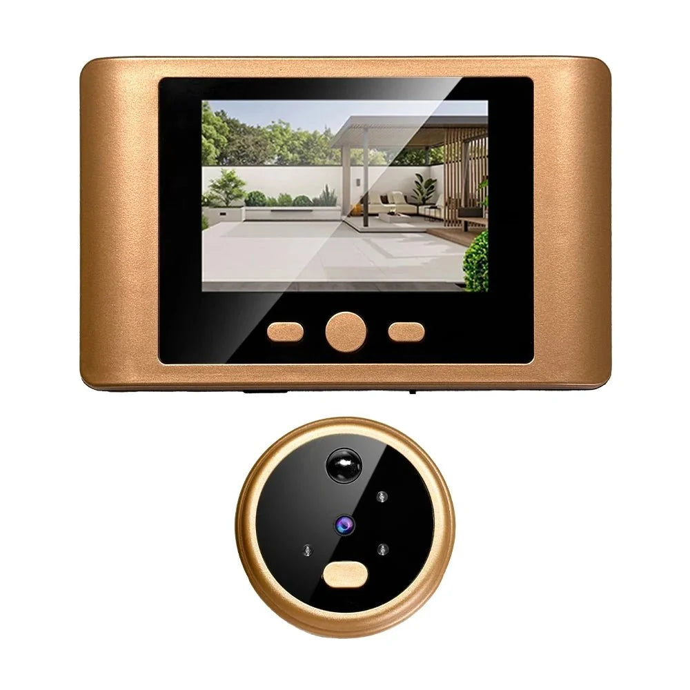 2.8 Inch LCD Peephole Door Camera With IR Night Vision - stepyours.com