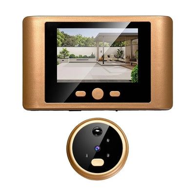 2.8 Inch LCD Peephole Door Camera With IR Night Vision - stepyours.com