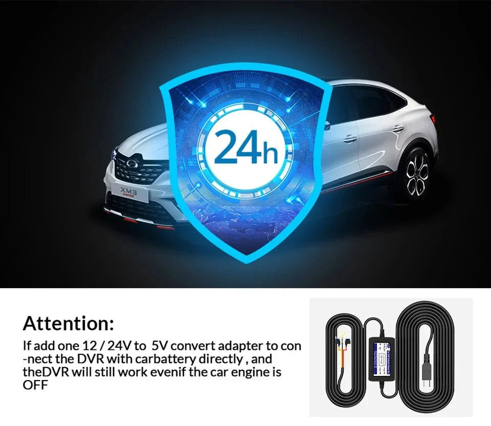 EACE 2.5K Mirror Dash Cam For Car Touch Screen With GPS WiFi 1440P Parking DVR - stepyours.com