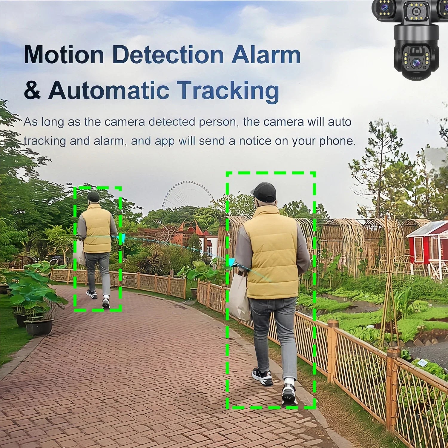Solar Powered 4G Outdoor Security Camera With PIR Human Detection Night Vision - stepyours.com